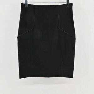 Diane von Furstenberg Pencil Skirt Size 6 Black‎ Quiet Luxury Career Workwear